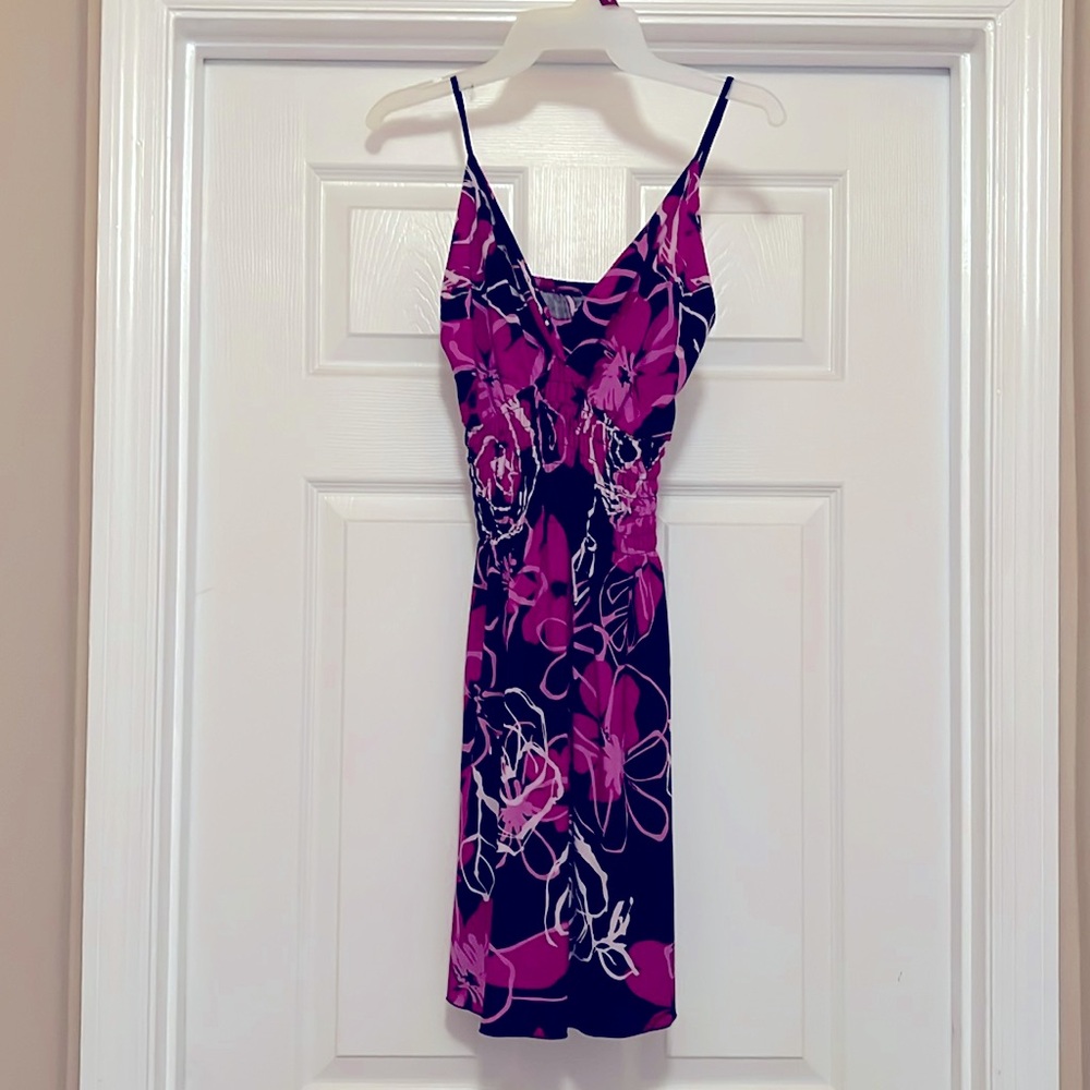 Mini dress with straps